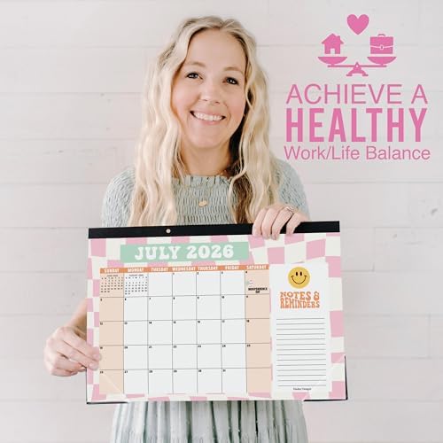 Large Desk Calendar 2026 - Desktop Calendar 2026-2027 - Image 5