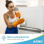 AIDEA Microfiber Cleaning Cloth White-600PK, Soft Microfiber Towels for Cars, Absorbent Cleaning Rags, Lint-Free Streak-Free Wash Cloths for House, Kitchen, Window,11.5"×11.5" - Image 6