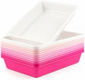 Defresit 12 Pcs Letter Size Flat Storage Paper Trays for Classroom by Defresit