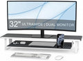 Dual Monitor Stand Riser, 31.5 Inch by ERGOCOLLECT