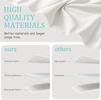Storage Basket, Closet Organizer, 3 Pack, White, 18.5x11x7.9 In - Image 3