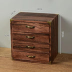 Desktop Drawer Organizer Retro Durability Decorative Practical Multifunctional - Image 3
