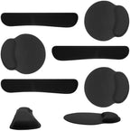 10 Pcs Ergonomic Mouse Pad and Keyboard with Wrist Support Set - Soft Memory Foam & Rubber Base Comfort Rest for Typing, Gaming, Computer, Laptop, Office, Home Use by Unknown