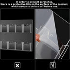 Eersida 10 Pockets Acrylic Brochure Pamphlet Holder for Flyer Literature - Image 4