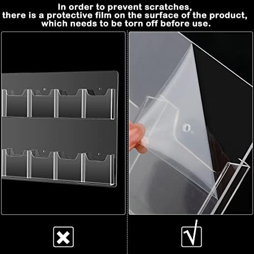 Eersida 10 Pockets Acrylic Brochure Pamphlet Holder for Flyer Literature - Image 4