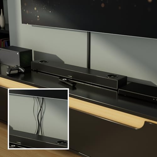 D-Line 157in Cord Cover Kit, Self-Adhesive Wire Hiders, Cable Raceway to Hide Wires on Wall, Electrical Cable Management - 10x 15.7 Lengths & 19 Accessories - 1.18" (W) x 0.59" (H) - Black - Image 5