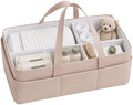 Koala Babycare Baby Diaper Caddy Organizer - Large Portable Nursery Storage Baby Basket with Handles for Newborn Essentials, Diapers, Wipes - Changing Table Caddy Organizer for Boy & Girl by KoalaBabycare