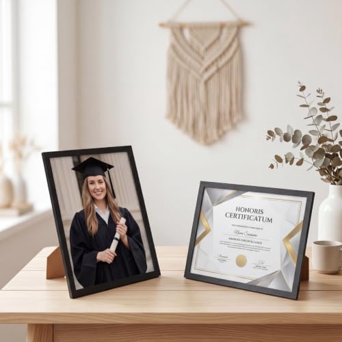 MEBRUDY 8.5 by 11 Picture Frames 22 Pack, Certificate Frame, Black - Image 2