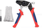 iCrimp One-Handed Zip Tie Gun for Tension & Cutting Zip Ties by IWISS