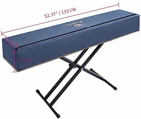 Piano 88 Keys Keyboard Dust Cover with Music Stand Opening of Zipper Design, Dust Proof Cover Compatible for Yamaha P35 P45 P48 P71 P85 P95 P105 P115 P125 Digital Pianos Keyboards - Image 3