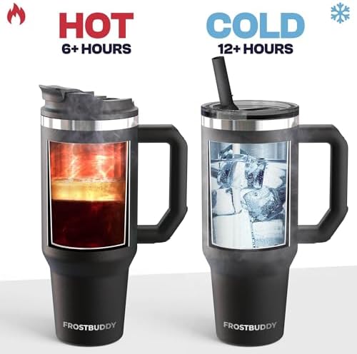 Frost Buddy Thicc Buddy 50oz Tumbler - Spill-Proof Flip Lid (Metallic Myth) - Image 6