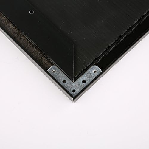 M&T Displays Slide In Frame Black 18x24 Inch Poster Holder 0.93" Aluminum Profile Top Loading Wall Mounting Photo Certificate Sign Holder Easy Change Mitered Corner with Anti Glare PET Cover - Image 7