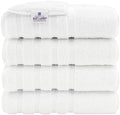 American Soft Linen 100% Cotton Luxury Turkish Towels, 4 PC Bath Towel Set by AmericanSoftLinen