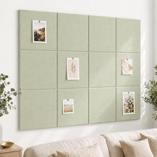 Felt Bulletin Board Tiles, Cork Board Alternative, 48 x 36 in by CreateYourIdealSpace