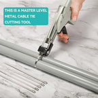 Metal Zip Ties Cutter Stainless Steel Cable Tie Gun can adjust tightness One hand type for Self-Locking Stainless Steel Cable Ties Heavy Duty Tensioning Cutting Tool - Image 2
