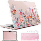 May Chen for M5 MacBook Air 13.6 Inch Case 2026 2025 2024-2022 Release M5 A3449 M4 A3240 M3 A3113 M2 A2681, Plastic Hard Shell Case for MacBook Air 13.6" with Retina Display, Floral P942 by MayChen
