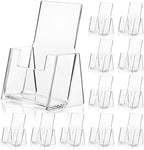 Hillban 10 Pcs 2.5" X 3.5" X 1.75" Vertical Acrylic Business Card Holder by Hillban