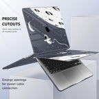 May Chen Compatible with MacBook Pro 16 inch with Touch Bar & Touch ID 2020 2019 Release Model A2141, Plastic Hard Shell Case with Keyboard Cover Skin and Screen Protector, Astronaut Flight - Image 6