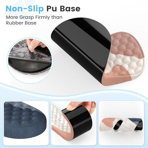 HAOCOO 3-Pcs Ergonomic Desk Accessory Set with Wrist Support, Boho Pink - Image 5
