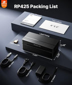 Rongta Bluetooth Shipping Label Printer, Wireless 4x6 Thermal Label Printer for Shipping Packages, Support Phones, Compatible with Windows macOS Android iOS for Small Business - Image 6
