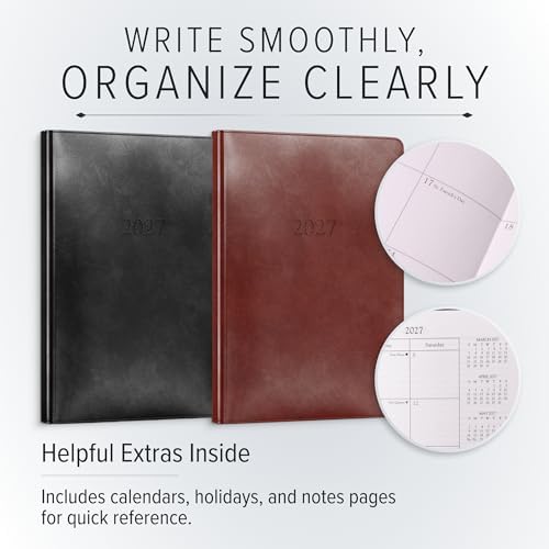 Gallery Leather Desk Monthly Planner 2026-2027 Acadia Cactus - Image 3
