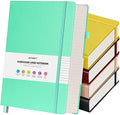 5 Pack College Ruled Notebook Bulk, A5, 312 Numbered Page Thick Journal Set by OFFIGIFT