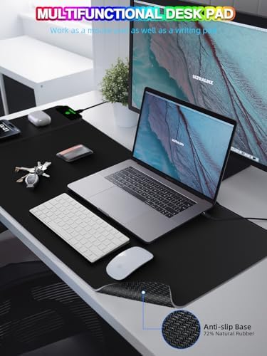 Mouse Pad with 15W Magnetic Wireless Charging 31.5x15.75 Inch, RGB Mousepad for Desk Mat, XXL Desk Pad with 11 Colors & 5 Modes, Home Office Large Keyboard Pad Waterproof Non-Slip for Gaming PC Setup - Image 6