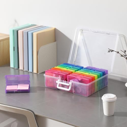 novelinks Photo Storage Boxes with Handle, Photo Organizers and Storage - Image 4