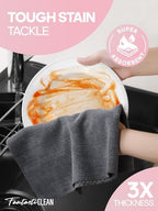 Fantasticlean Microfiber Cleaning Cloth Roll- 18'' x 12'', 36 Sheets (Grey) - Image 3