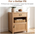 StorageWorks Large Bathroom Baskets, Wicker Storage Baskets for Shelves - Image 5