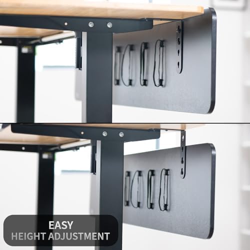 VIVO Laminate 59 x 12 inch Modesty Panel for Office Desk, 3 Configuration Options, Cable Management Organizer, Black, PP-LM60-B - Image 6