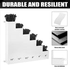 Cable Zip Tie Storage Holder, White, 14 x 13 Inch, 6 Pockets - Image 3