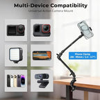 SMALLRIG 26" Magic Arm with Super Clamp, Overhead Phone Mount w/Cable Clip - Image 6