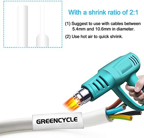 GREENCYCLE 4 Pack Compatible for Brother Ptouch HSe-241 - Image 4