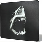 Glass Gaming Mousepad, 13x16 inch Shark Pattern Tempered Glass Mousepad, Professional Esport MousePads by Unknown