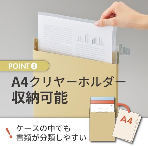 Lihit Lab Mutual Congress Case, A4, Vertical, 150 Copy Paper, Matte Yellow A2072-5 - Image 5