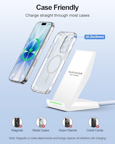 Wireless Phone Charger Stand for iPhone Samsung with 30W PD Adapter - Image 6