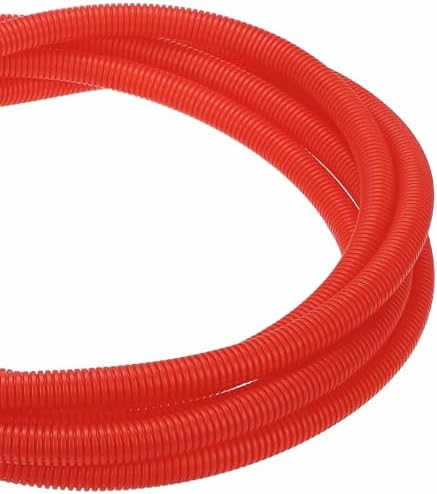 DMiotech 50ft Wire Loom Split Tubing 5/8 Inch(15.9mm) ID Red by DMiotech