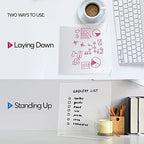 Desk Dry Erase Board with Erasable Marker, Angled Writing Tablet - Image 4