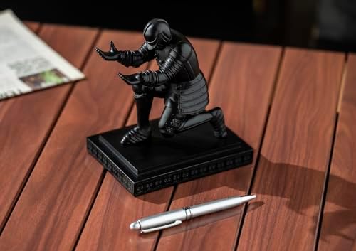 Knight Pen Holder Desk Organizers and Accessories as Gift Black - Image 4