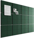 Bumusty 48" x 36" Large Cork Board Alternative, Christmas Green by BUMUSTY