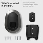 Spigen Bespoke All-in-One Cable Organizer Wall Mount - Dark Silver - Image 6