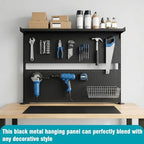 Metal Desktop Organizer with Monitor Stands 51 x 34 in for Office - Image 2