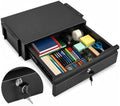 Under Desk Drawer 15.7" x 11.8" x 4.3" with Lock & Keys by Toriexon