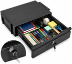 Under Desk Drawer 15.7" x 11.8" x 4.3" with Lock & Keys by Toriexon