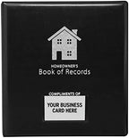 Homeowner's Book of Records Binder, Organize Household Receipts and Home Repair Record Keeping (Black - 2 Pack) - Image 6