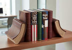 Bellaa Decorative Bookends Vintage Books Ends Retro Old World Farmhouse Country Cottage Bookshelf Library Home Decor 7 inch Antiques 23509 - Image 4