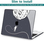 Teryeefi for MacBook Air M2 Case 2022 Release A2681, 3D Printing Laptop Hard Shell Cases with Keyboard Cover & USB 3.0 Adapter & Screen Protector for 2022 MacBook Air 13", Space Astronaut - Image 6