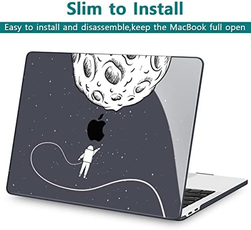 Teryeefi for MacBook Air M2 Case 2022 Release A2681, 3D Printing Laptop Hard Shell Cases with Keyboard Cover & USB 3.0 Adapter & Screen Protector for 2022 MacBook Air 13", Space Astronaut - Image 6