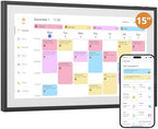 Digital Wall Calendar 15.6 Inch – Interactive Touch Screen Electronic Calendar & Smart Family Hub with Cross-Device Sync, Schedules Reminders, Chore Chart, Rewards & Photo Display by DragonTouch